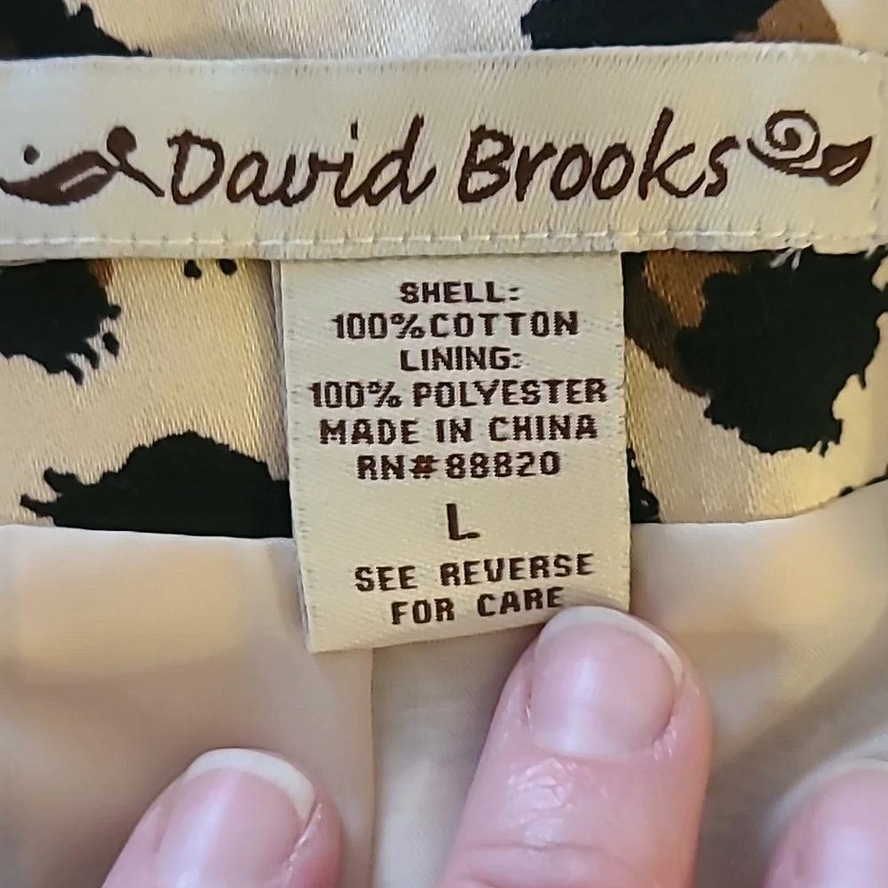 David Brooks Leporad Print Jacket - Picture 9 of 11
